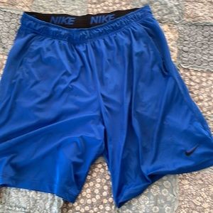 Mens XL blue Nike dri-fit shorts shrunk over the few washes so fits like large!